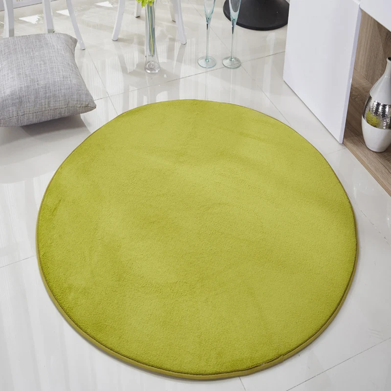 Plush Round Area Rug Stornfield