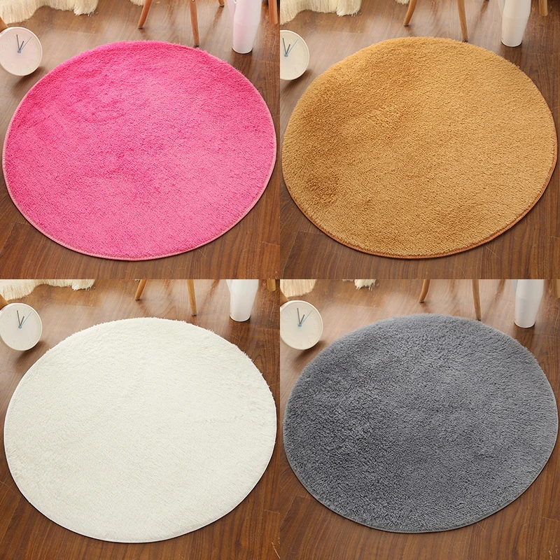 Plush Round Area Rug Stornfield 1790150822