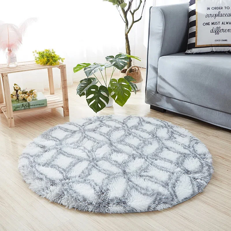 Plush Circular Area Rug Stornfield