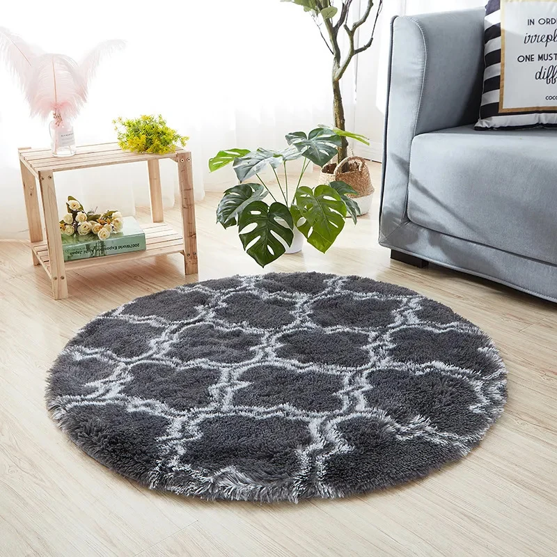 Plush Circular Area Rug Stornfield