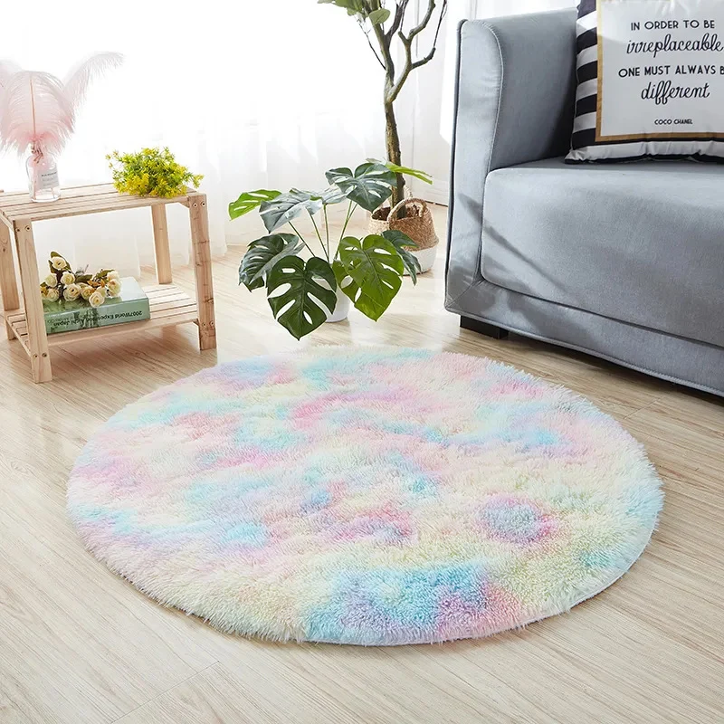 Plush Circular Area Rug Stornfield