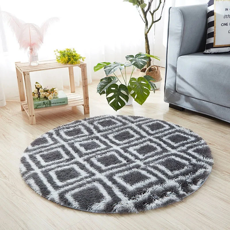 Plush Circular Area Rug Stornfield