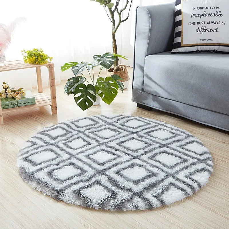 Plush Circular Area Rug Stornfield