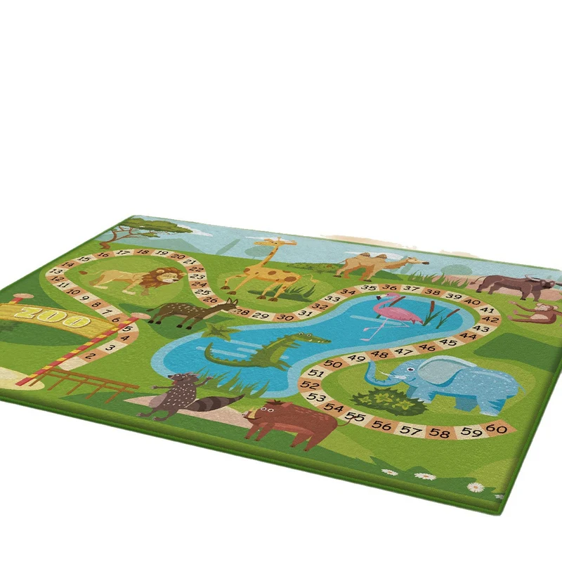 Playful Road-Themed Area Rug Stornfield