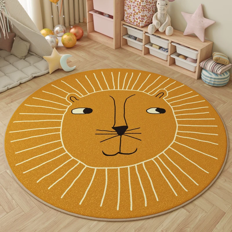 Playful Inspirational Round Area Rug Stornfield