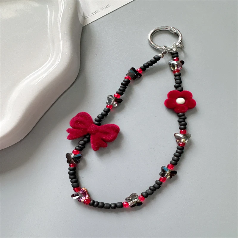 Niedliche Perlen Charme Handy Strap Karnz