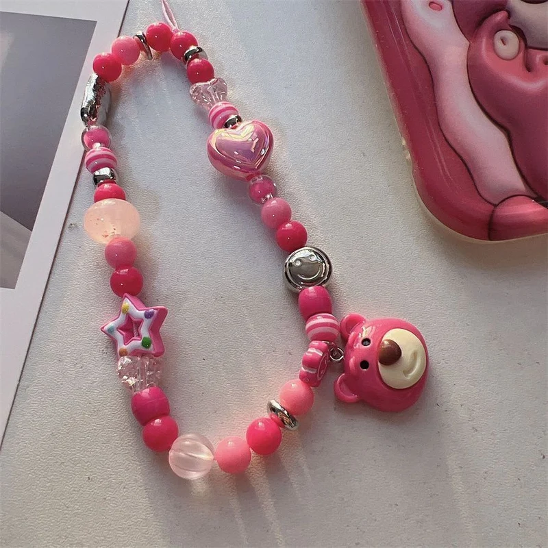 Niedlicher tierthemen Beaded Handy Gurt Karnz