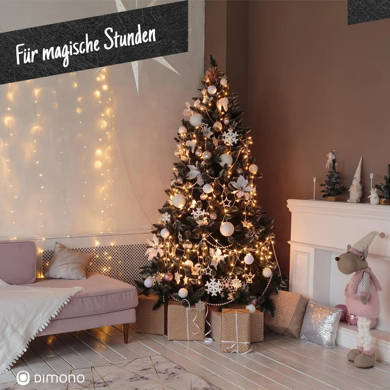 Künstlicher Weihnachtsbaum 180 cm mit Schnee - Dichte Tanne