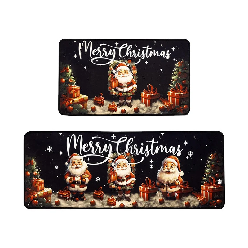 Playful Holiday-Themed Kitchen Mat Set Stornfield