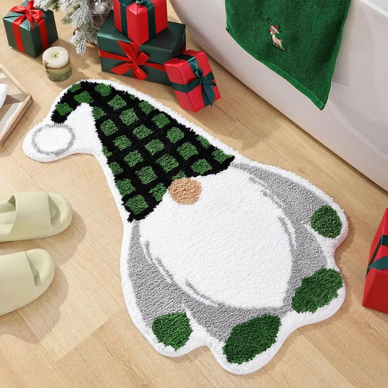 Playful Gnome-Shaped Bath Mat Stornfield