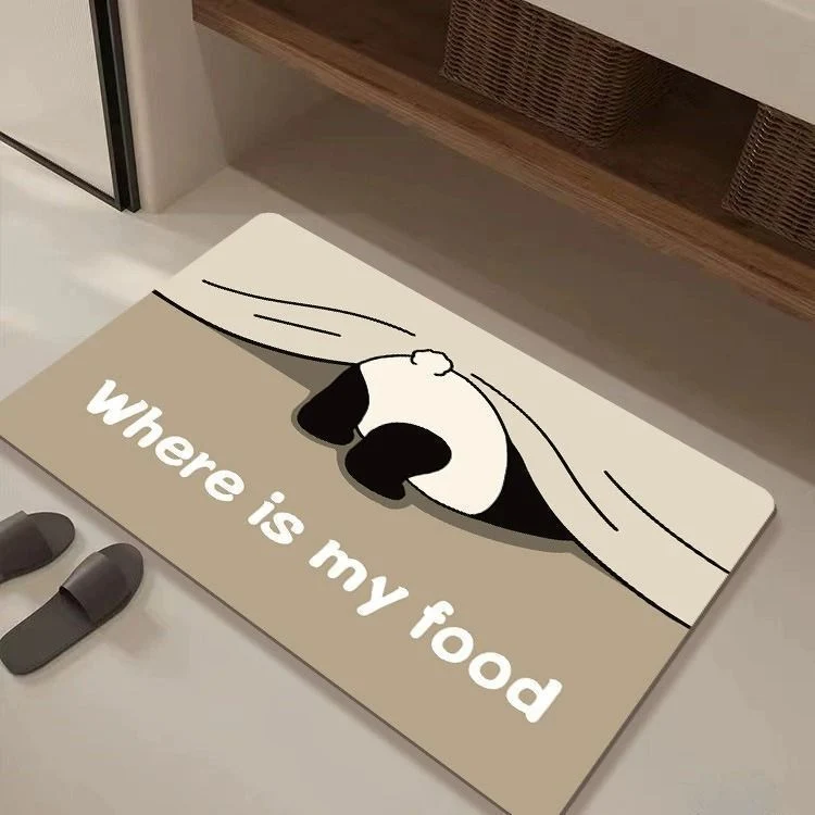 Playful Cat-Themed Kitchen Mat Stornfield