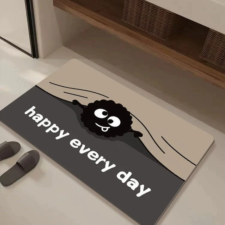 Playful Cat-Themed Kitchen Mat Stornfield