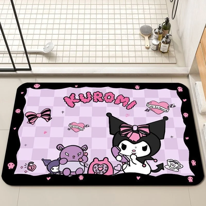 Playful Cartoon-Themed Bath Mat Stornfield