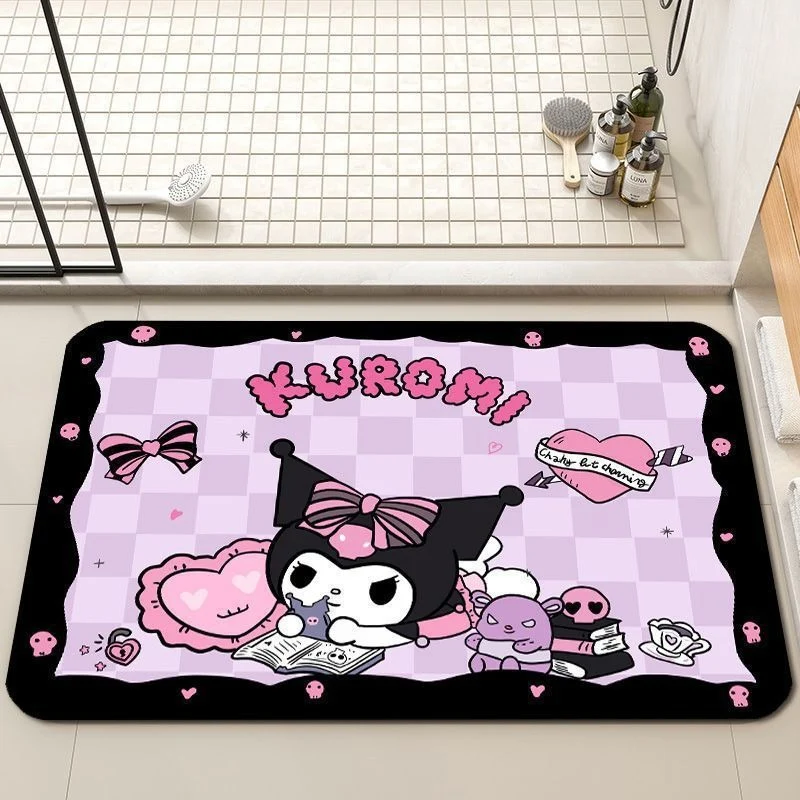Playful Cartoon-Themed Bath Mat Stornfield