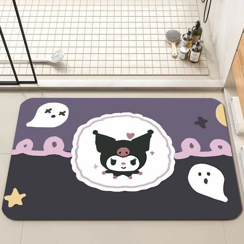 Playful Cartoon-Themed Bath Mat Stornfield