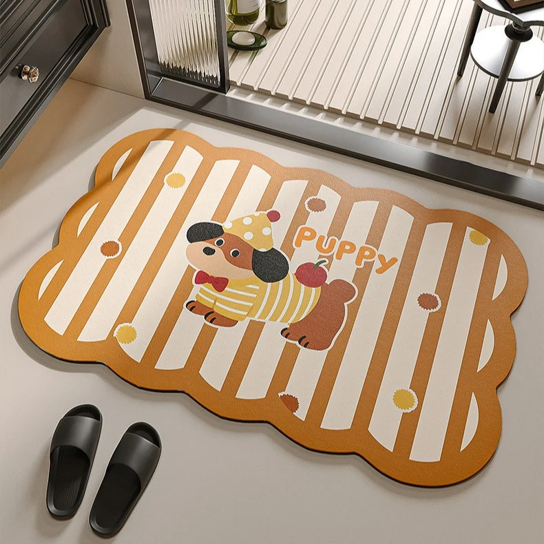 Playful Animal-Themed Floor Mat Stornfield