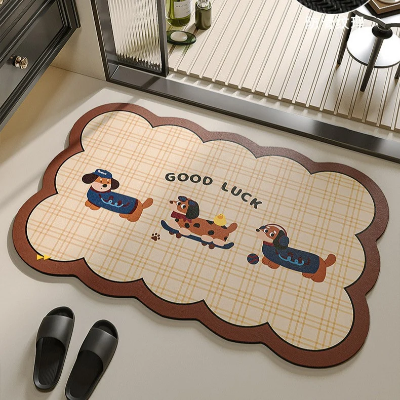 Playful Animal-Themed Floor Mat Stornfield