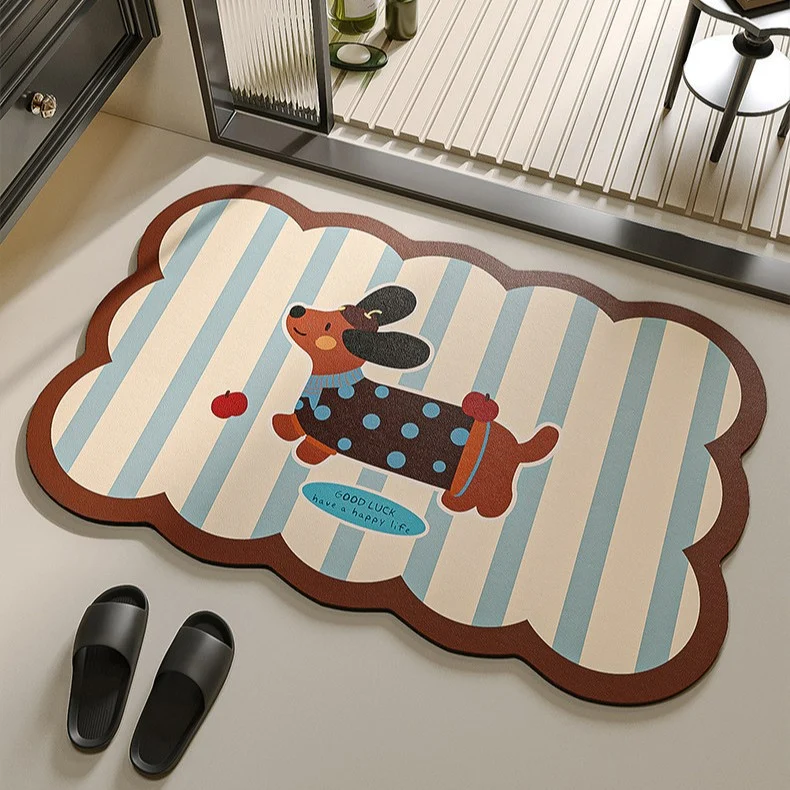 Playful Animal-Themed Floor Mat Stornfield