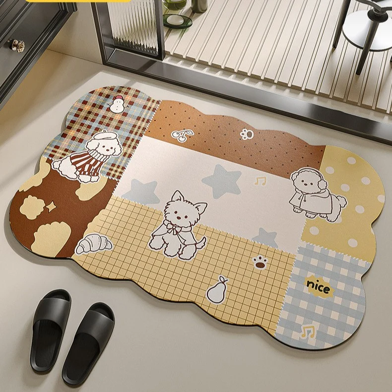 Playful Animal-Themed Floor Mat Stornfield