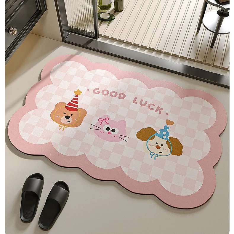 Playful Animal-Themed Floor Mat Stornfield
