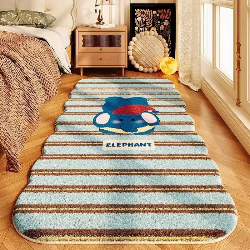 Playful Animal-Themed Bath Mat Stornfield