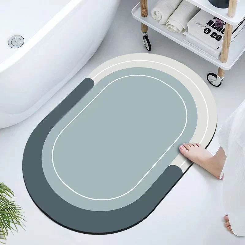 Non-Slip Modern Bath Mat Stornfield