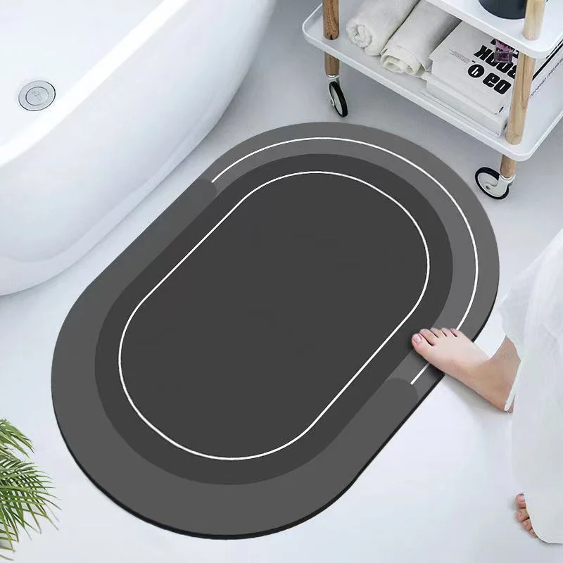 Non-Slip Modern Bath Mat Stornfield