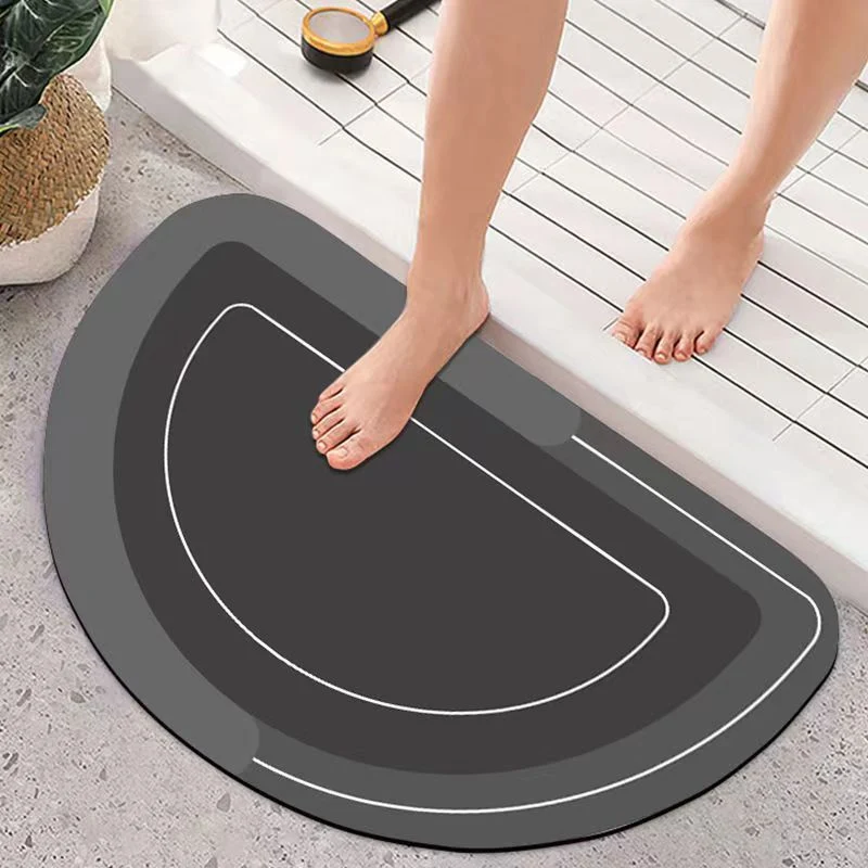 Non-Slip Modern Bath Mat Stornfield