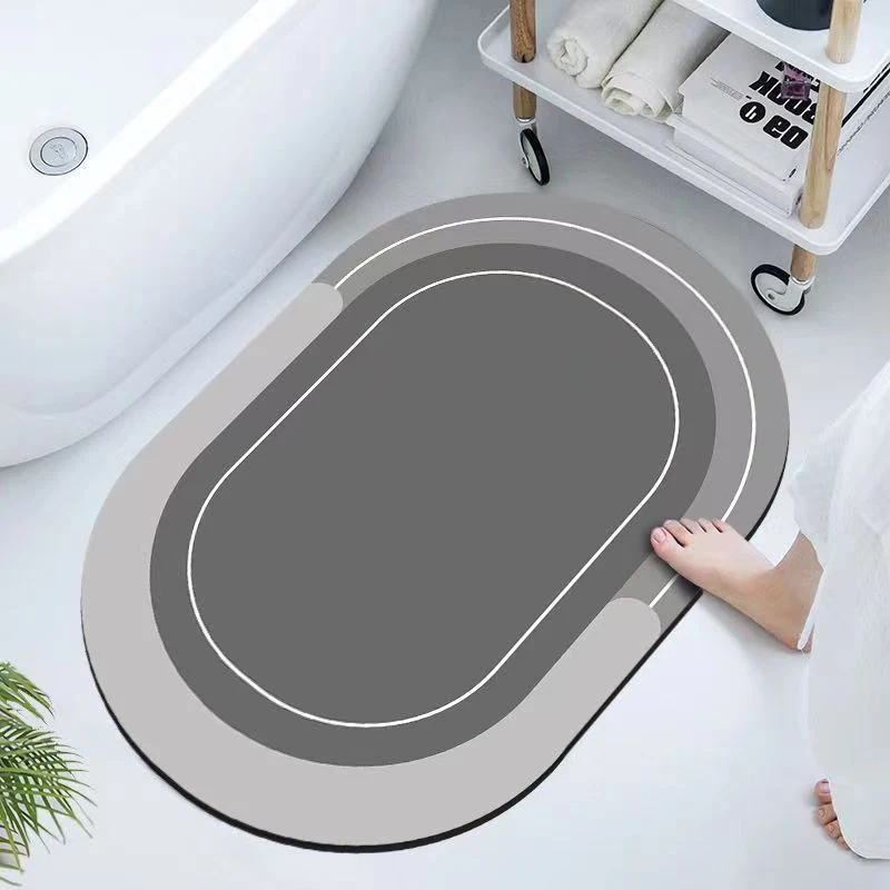 Non-Slip Modern Bath Mat Stornfield