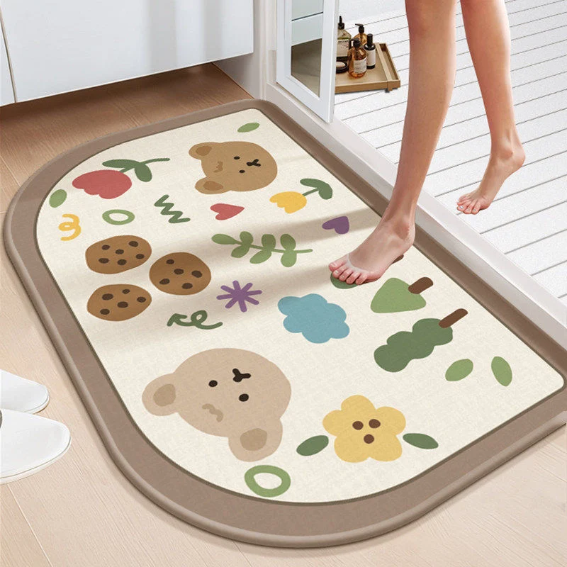 Non-Slip Inspirational Bathroom Mat Stornfield