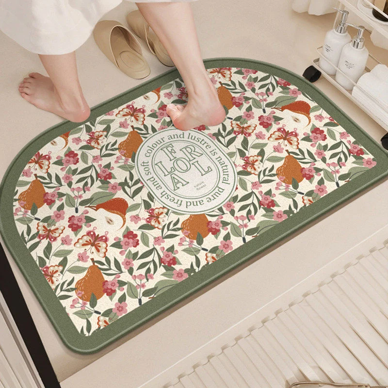 Non-Slip Inspirational Bathroom Mat Stornfield