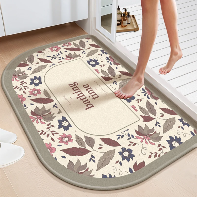 Non-Slip Inspirational Bathroom Mat Stornfield