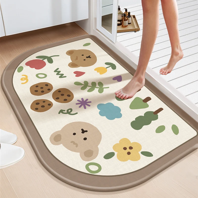 Non-Slip Inspirational Bathroom Mat Stornfield