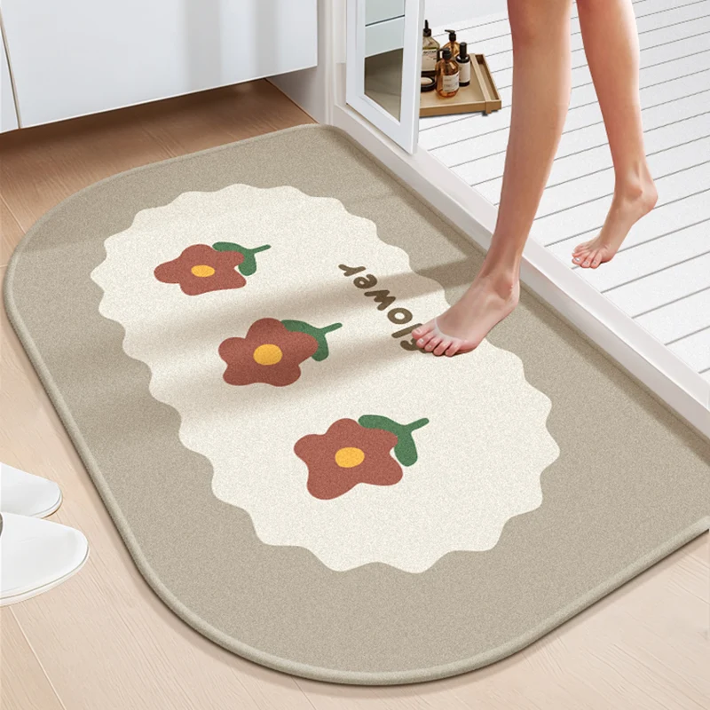 Non-Slip Inspirational Bathroom Mat Stornfield