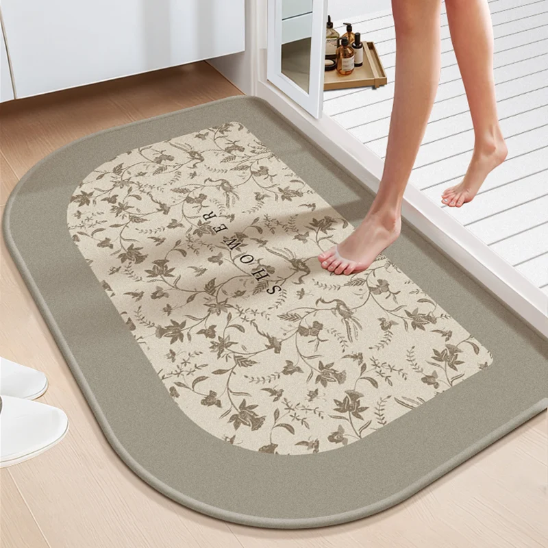 Non-Slip Inspirational Bathroom Mat Stornfield