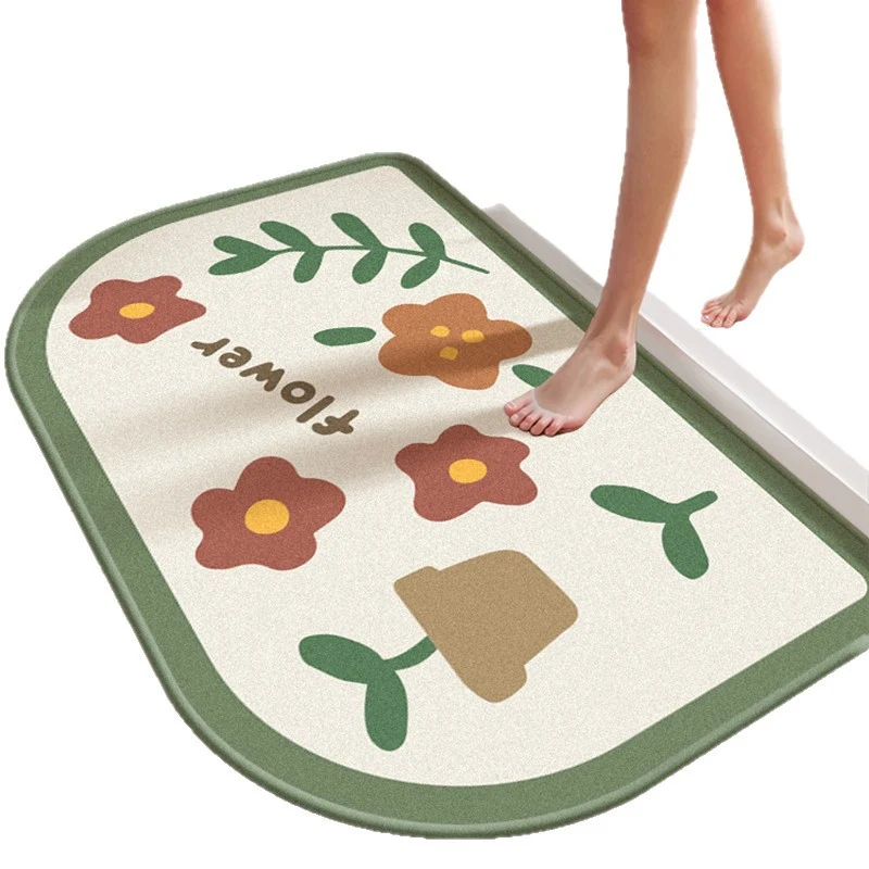 Non-Slip Inspirational Bathroom Mat Stornfield