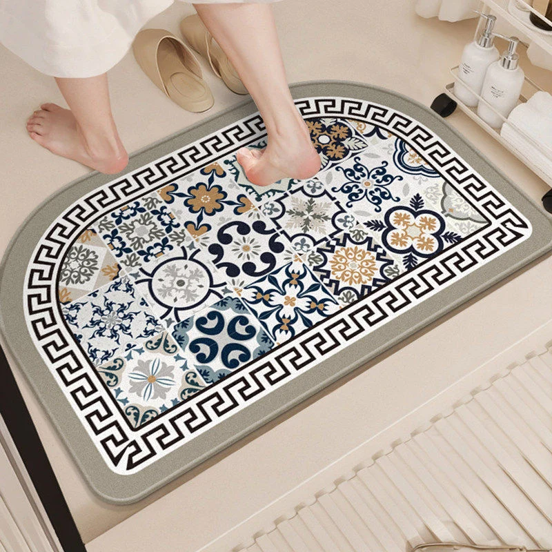 Non-Slip Inspirational Bathroom Mat Stornfield