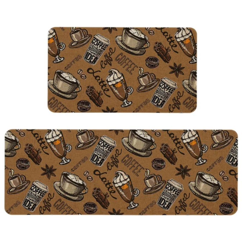 Non-Slip Geometric Print Kitchen Mat Set Stornfield