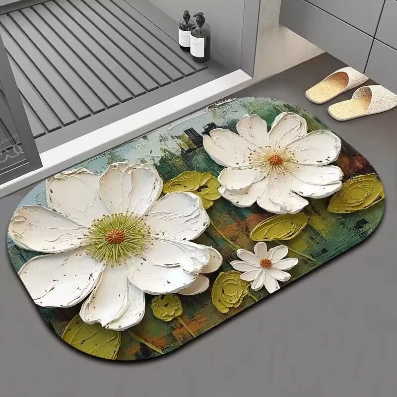 Non-Slip Flower-Shaped Bath Mat Stornfield