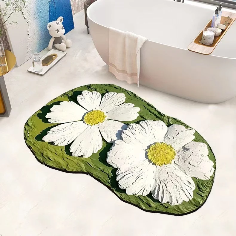Non-Slip Flower-Shaped Bath Mat Stornfield