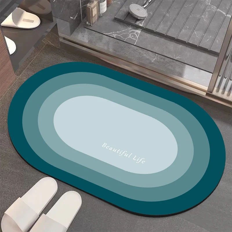 Modern Layered Bathroom Mat Stornfield