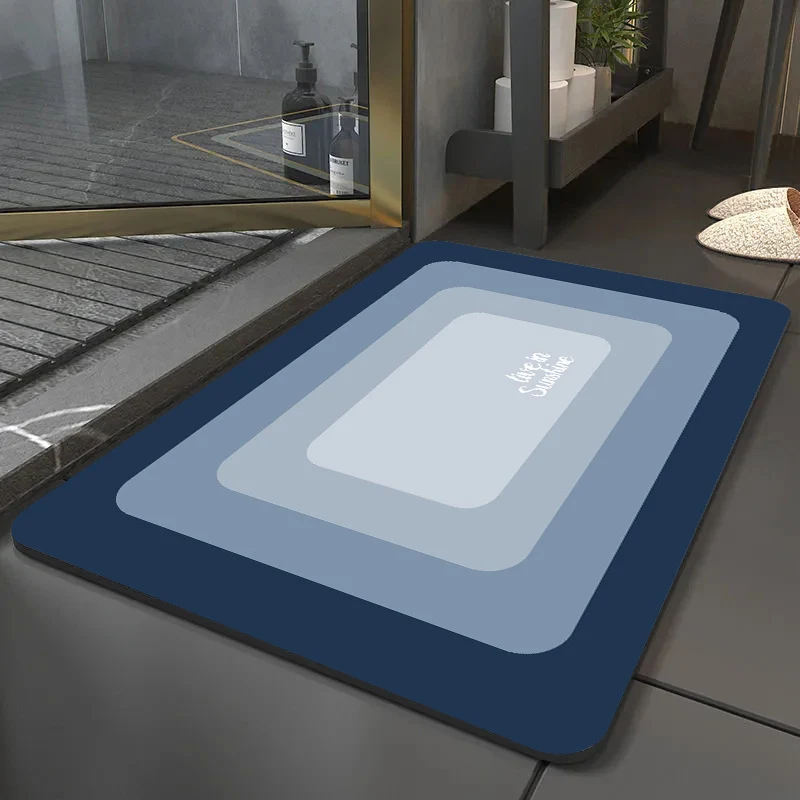 Modern Layered Bathroom Mat Stornfield