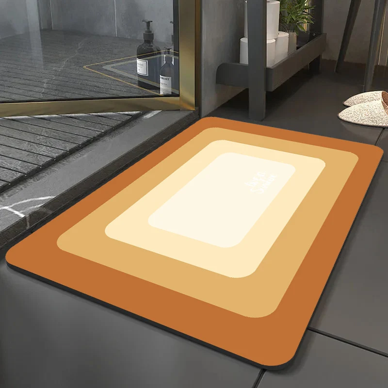 Modern Layered Bathroom Mat Stornfield