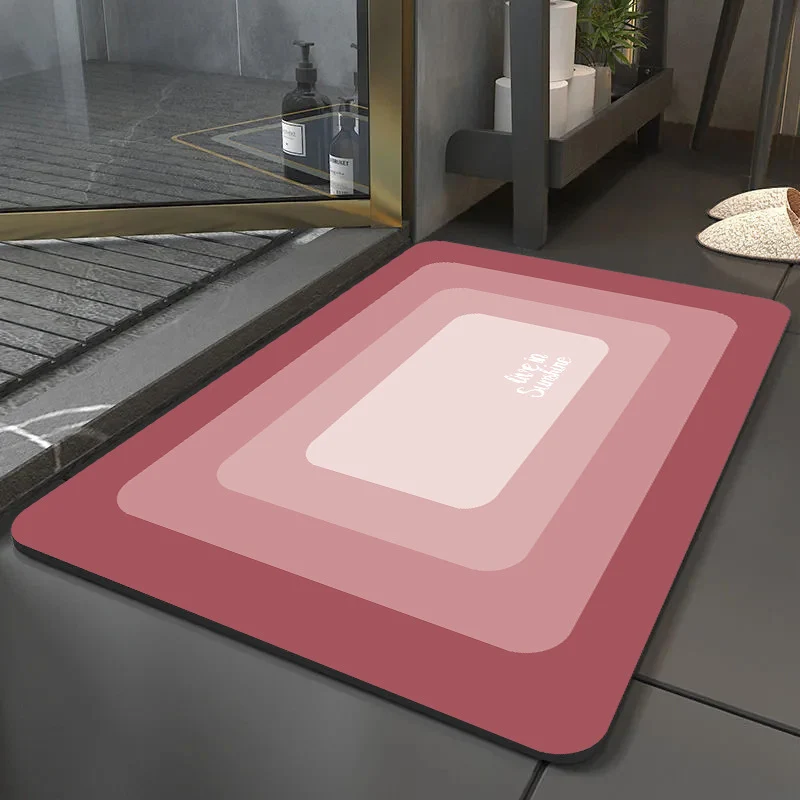 Modern Layered Bathroom Mat Stornfield