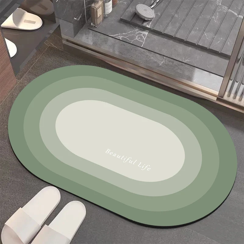 Modern Layered Bathroom Mat Stornfield