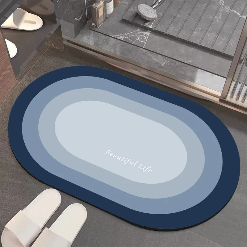 Modern Layered Bathroom Mat Stornfield