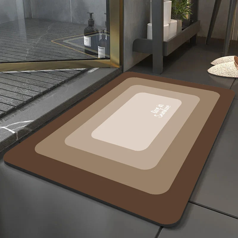Modern Layered Bathroom Mat Stornfield