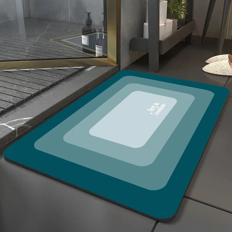 Modern Layered Bathroom Mat Stornfield