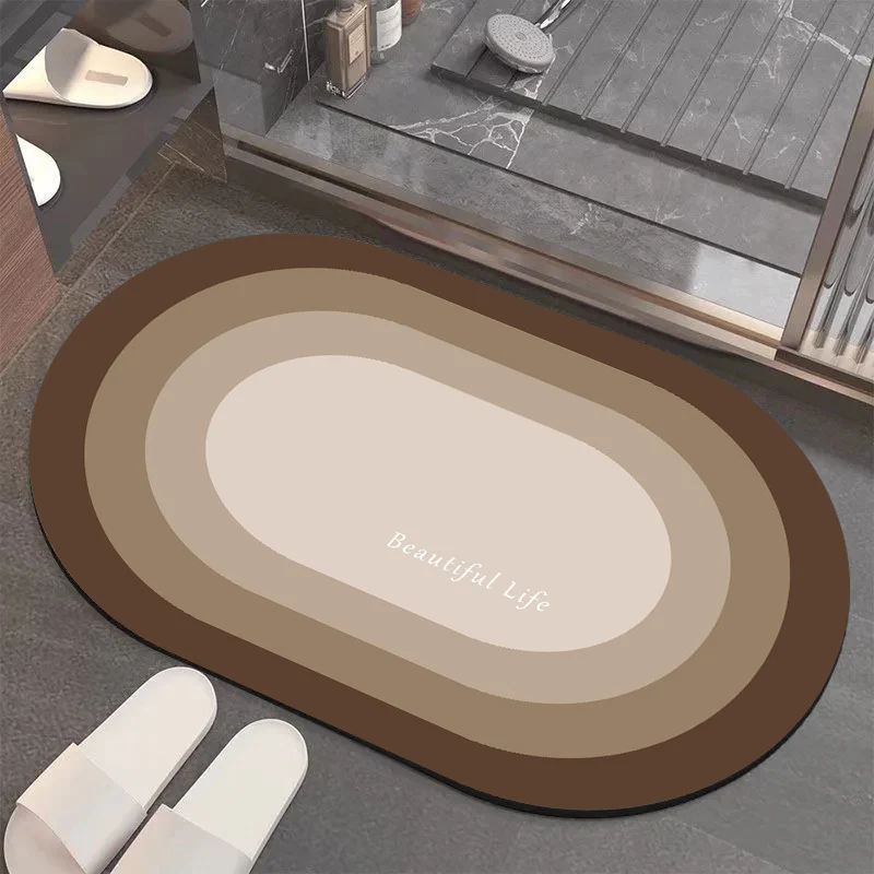 Modern Layered Bathroom Mat Stornfield
