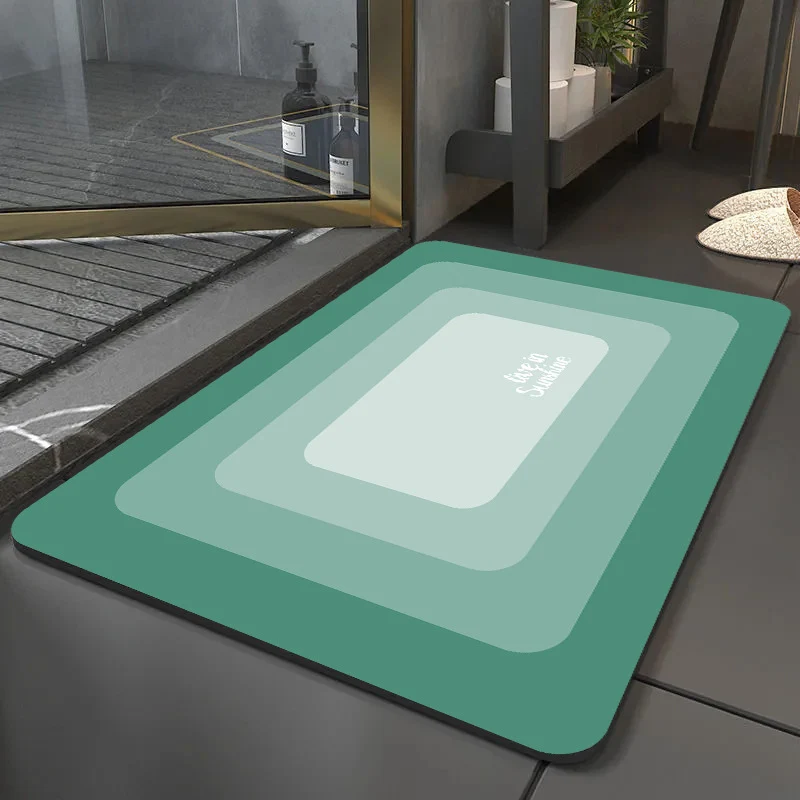 Modern Layered Bathroom Mat Stornfield